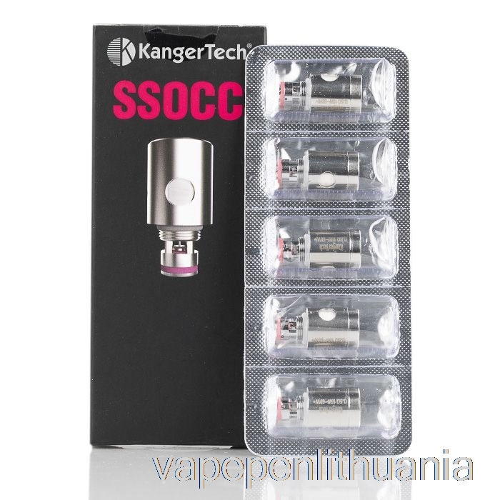 Kanger Ssocc Pakeitimo Ritės 0,5ohm Ss Ritės Vape Skystis